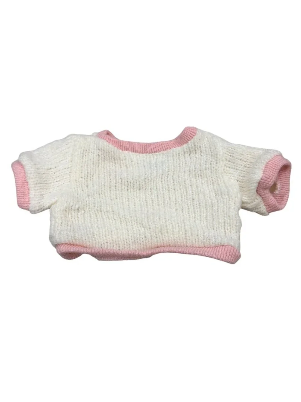 Build-A-Bear pink ribbed